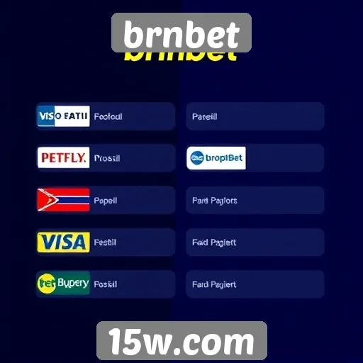 Métodos de pagamento aceitos no brnbet