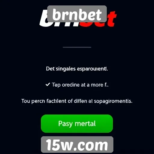 Opções de pagamento no site BRNBET